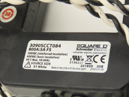 Schneider Square D I-Line Enable Module Power Meter 800A Current Transformer