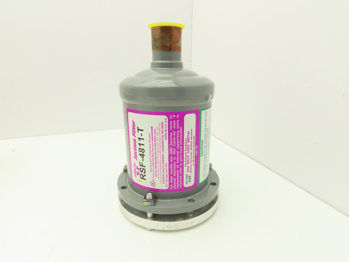 Sporlan RSF-4811-T Suction Line Filter Drier 1-3/8" ODF Solder Sweat 800510