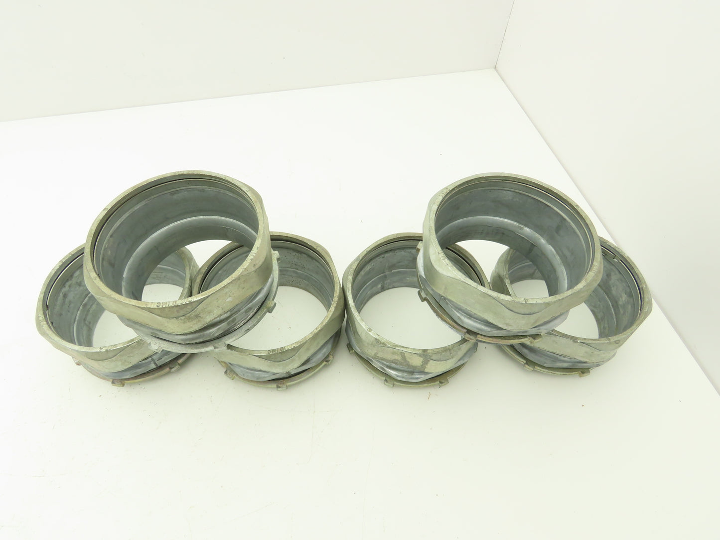 Rigid IMC 4" EMT Straight Compression Connector Fitting  Lot of 6