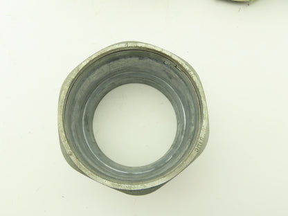 Rigid IMC 4" EMT Straight Compression Connector Fitting  Lot of 6