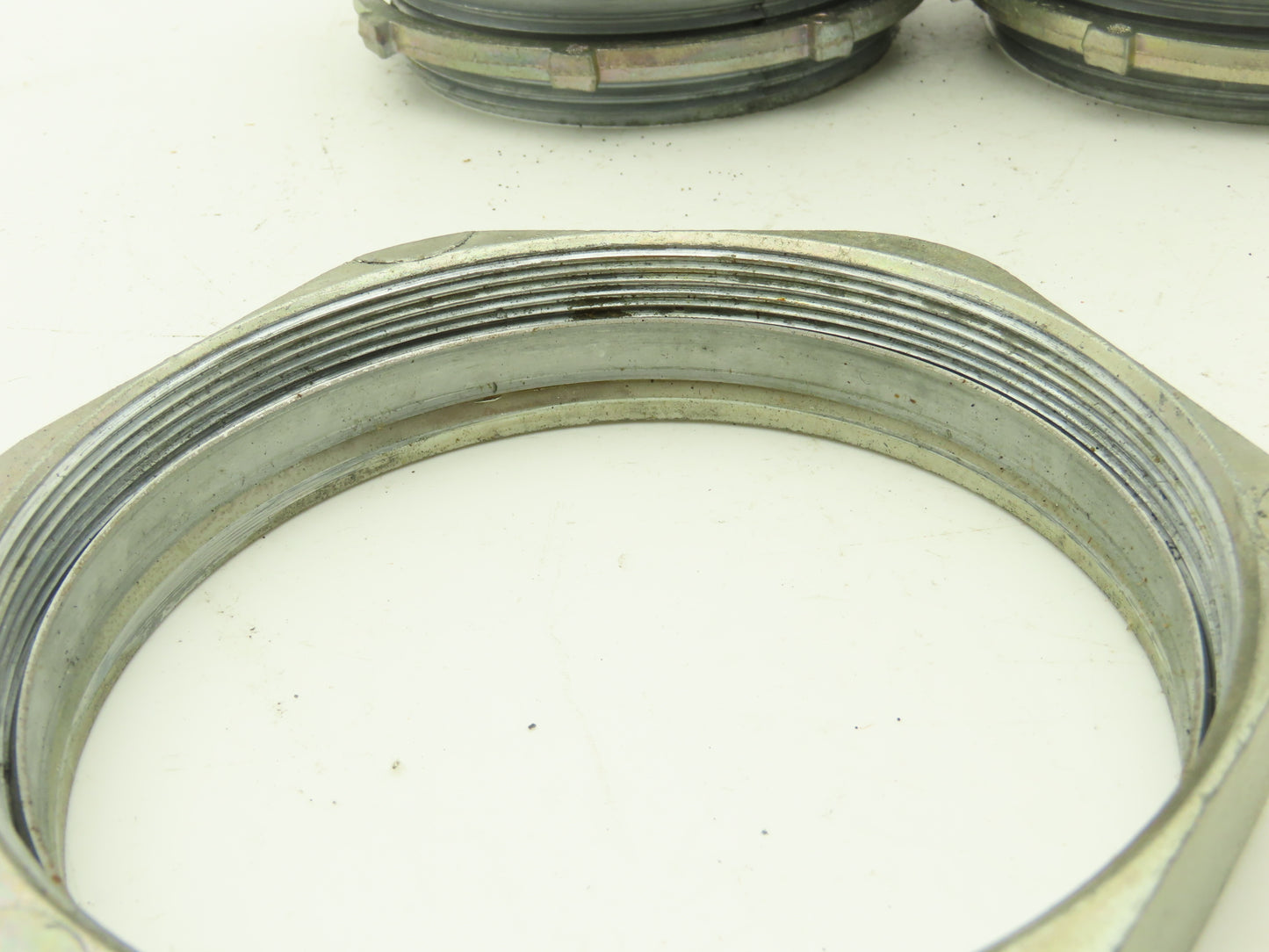 Rigid IMC 4" EMT Straight Compression Connector Fitting  Lot of 6