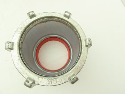 Steel City TC719A 3-1/2" EMT Conduit Compression Connector Insulated Lot of 6