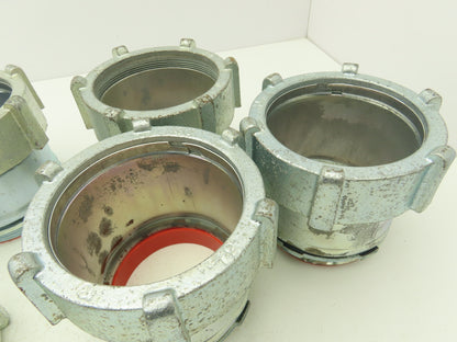 Steel City TC719A 3-1/2" EMT Conduit Compression Connector Insulated Lot of 6