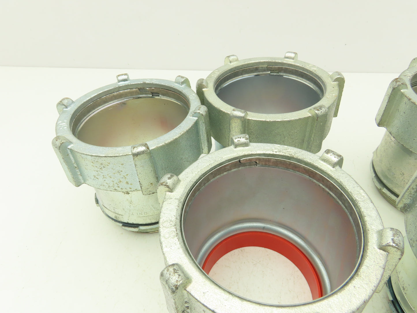 Steel City TC719A 3-1/2" EMT Conduit Compression Connector Insulated Lot of 6