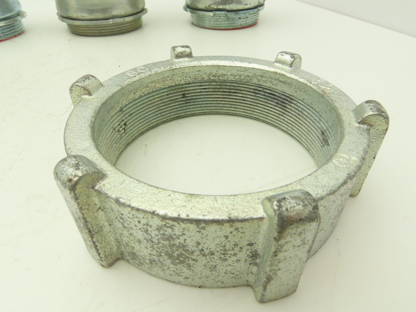 Steel City TC719A 3-1/2" EMT Conduit Compression Connector Insulated Lot of 6