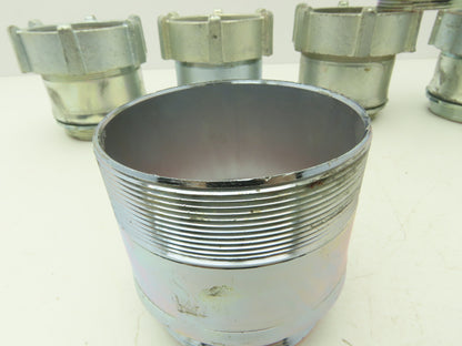 Steel City TC719A 3-1/2" EMT Conduit Compression Connector Insulated Lot of 6