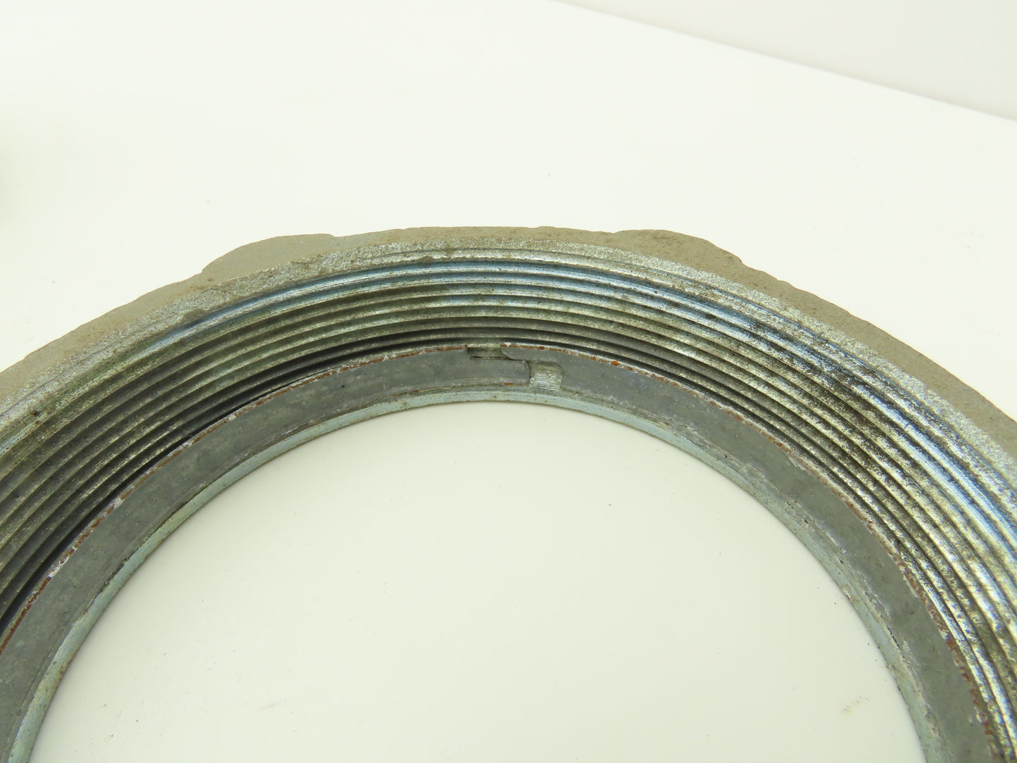 3 1/2" EMT Conduent Compression Connector Steel W Cast Iron Nut Lot of 4