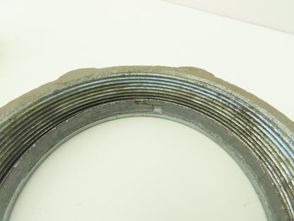 3 1/2" EMT Conduent Compression Connector Steel W Cast Iron Nut Lot of 4