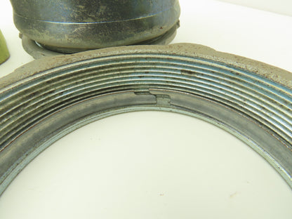 3-1/2" EMT Conduent Compression Connector Assorted 2 Insulated Throat Lot of 5