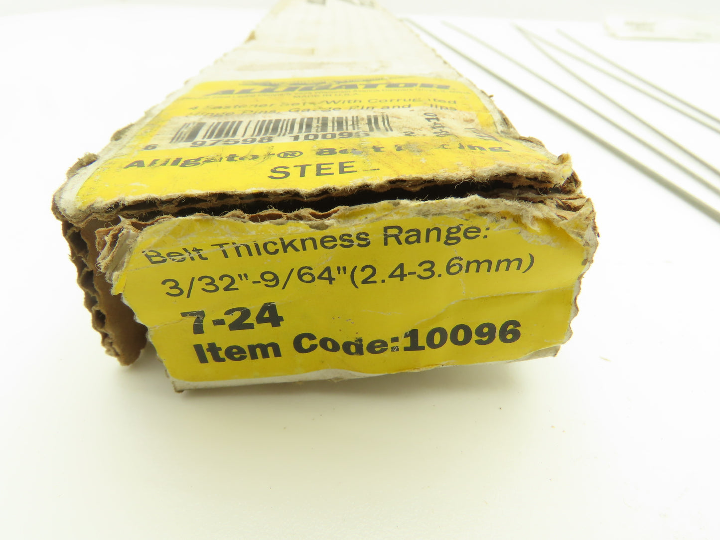 Flexco Alligator 7S-24 24" Conveyor Belt Lacing Steel Fastener Set of 4/Box