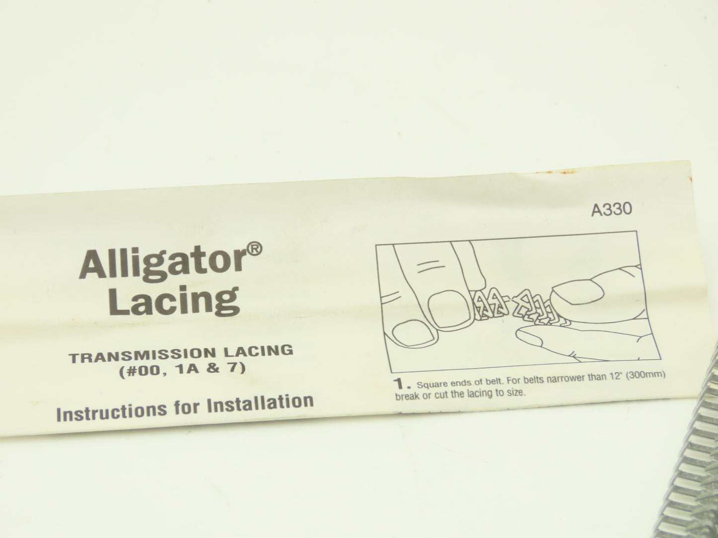 Flexco Alligator 7S-24 24" Conveyor Belt Lacing Steel Fastener Set of 4/Box