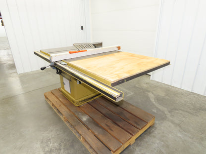 Powermatic 72-TA Table Saw 14" Tilting Arbor 7.5Hp 240/480V 3Ph 52" Fence