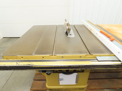Powermatic 72-TA Table Saw 14" Tilting Arbor 7.5Hp 240/480V 3Ph 52" Fence