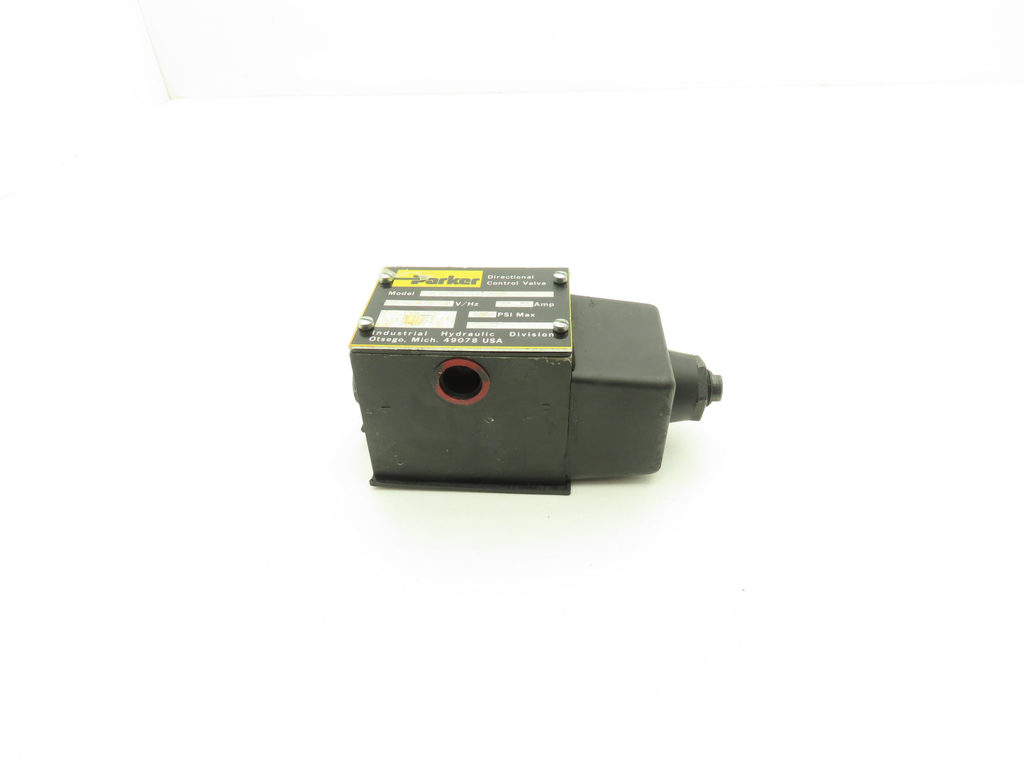 Parker D3W4BVY14X2658 Directional Control Solenoid Valve 120V 3000psi