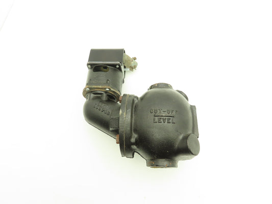 ITT McDonnell & Miller 63M Low Water Cut-Off Float Switch Valve 1"NPT 115/230V