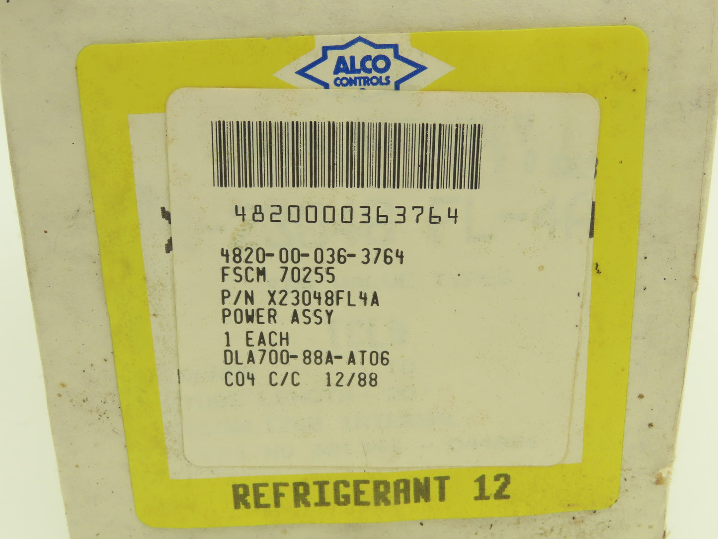 Alco Controls X23048FL4A Temperature Control Valve With Capillary Tube & Bulb