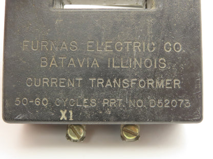 Furnas Electric D52073 Current Transformer Amp Ratio 300-5 50/60 Cy Lot of 3