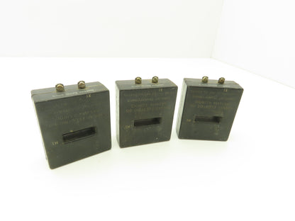 Furnas Electric D52073 Current Transformer Amp Ratio 300-5 50/60 Cy Lot of 3