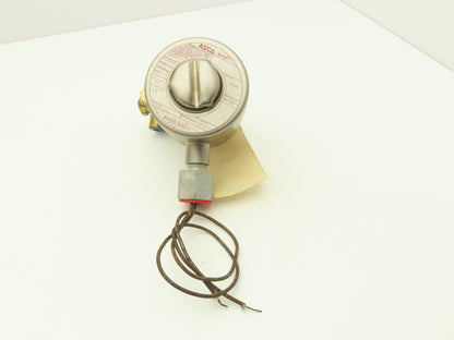 Asco 206 381 3RF Bronze Solenoid Valve Air or Inert Gas 2-Way 1/4" NPT 125VDC