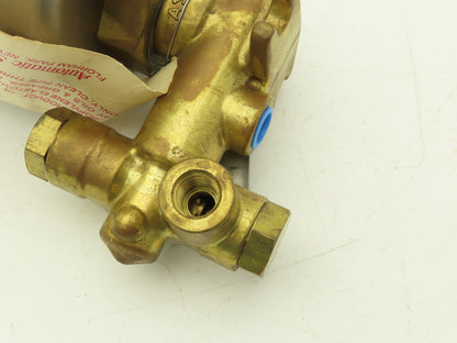 Asco 206 381 3RF Bronze Solenoid Valve Air or Inert Gas 2-Way 1/4" NPT 125VDC