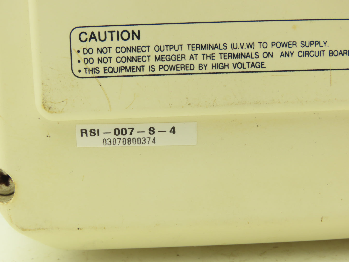 Benshaw RSI-007-S-4 Variable Speed VFD AC Drive 7.5Hp 460V 3PH S Series