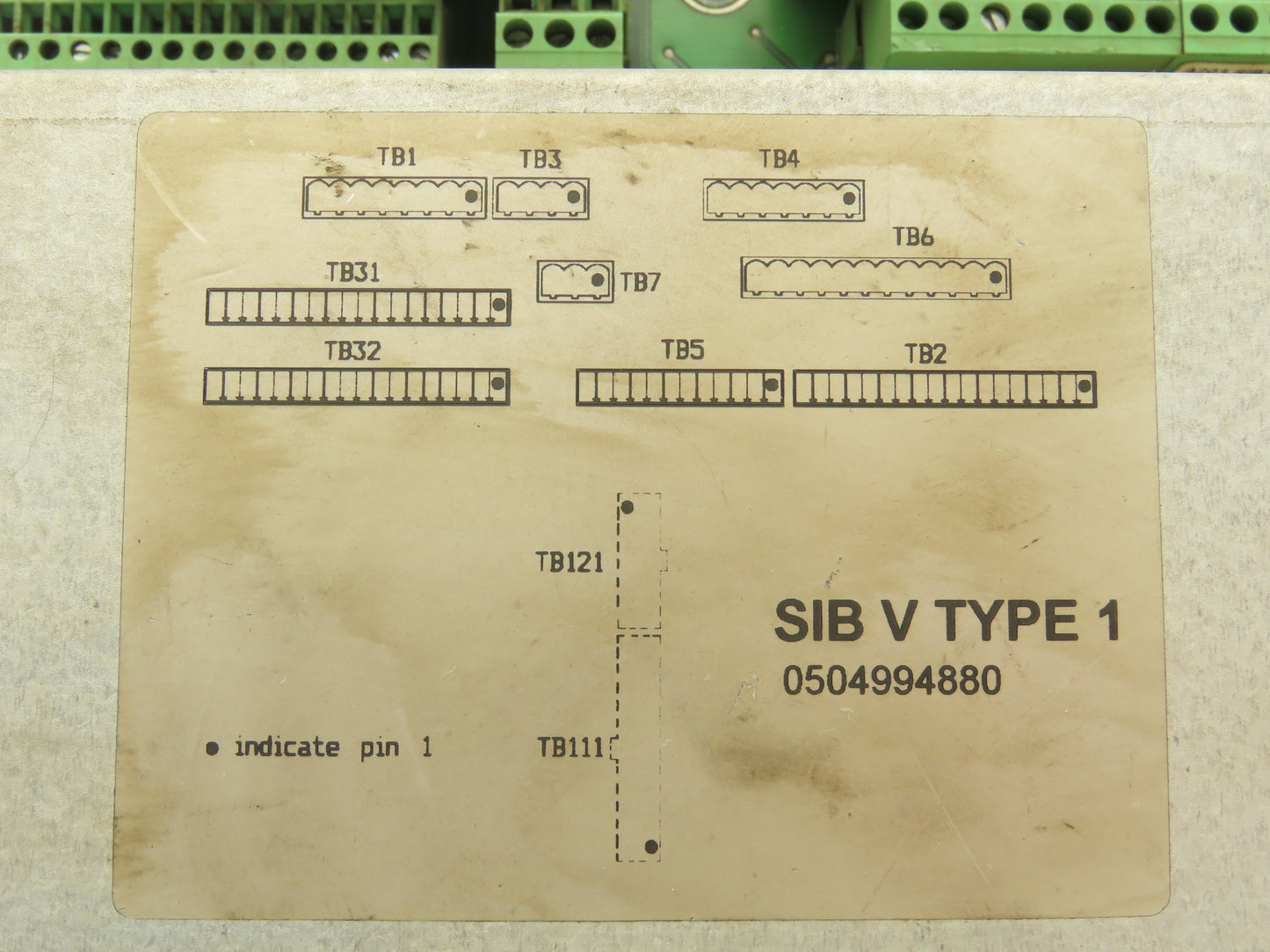 Abb 0504994880 Welding Robot SIB V Type 1 Control Panel