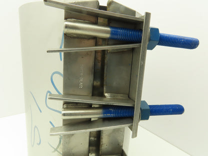 Smith Blair 26100111015000 Stainless Steel Pipe Repair Clamp 10" 4-Bolt 15" Wide