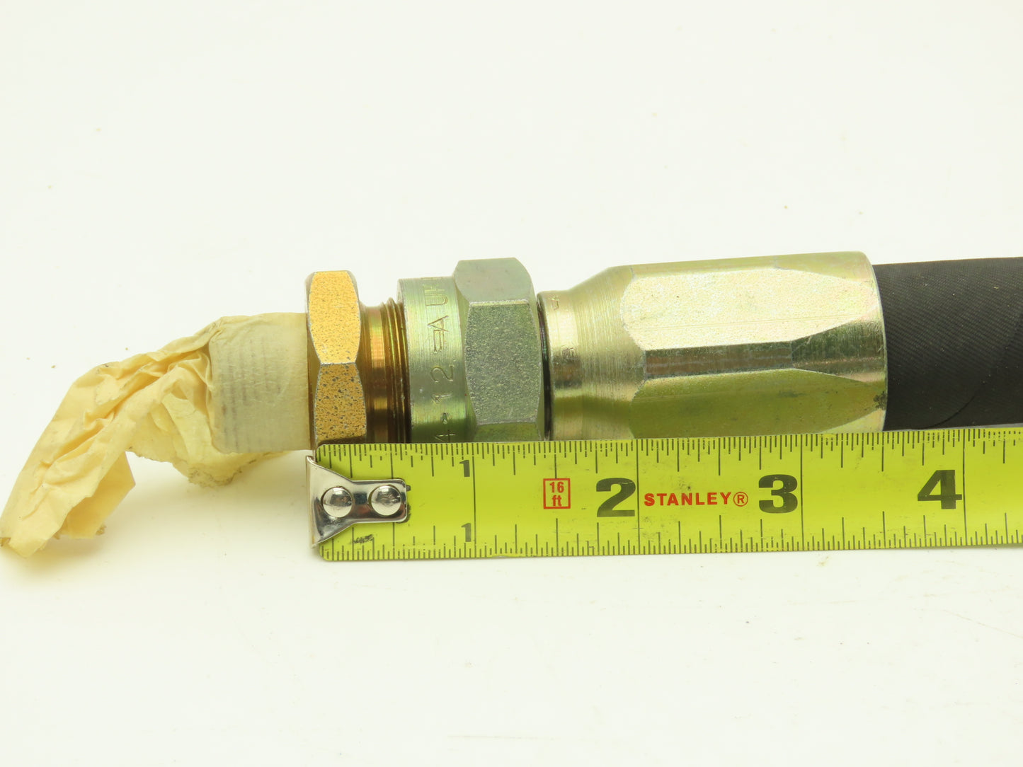 Logtech AL51336B Hydraulic Replacement Hose 18" Overall 3/4-12 BSP