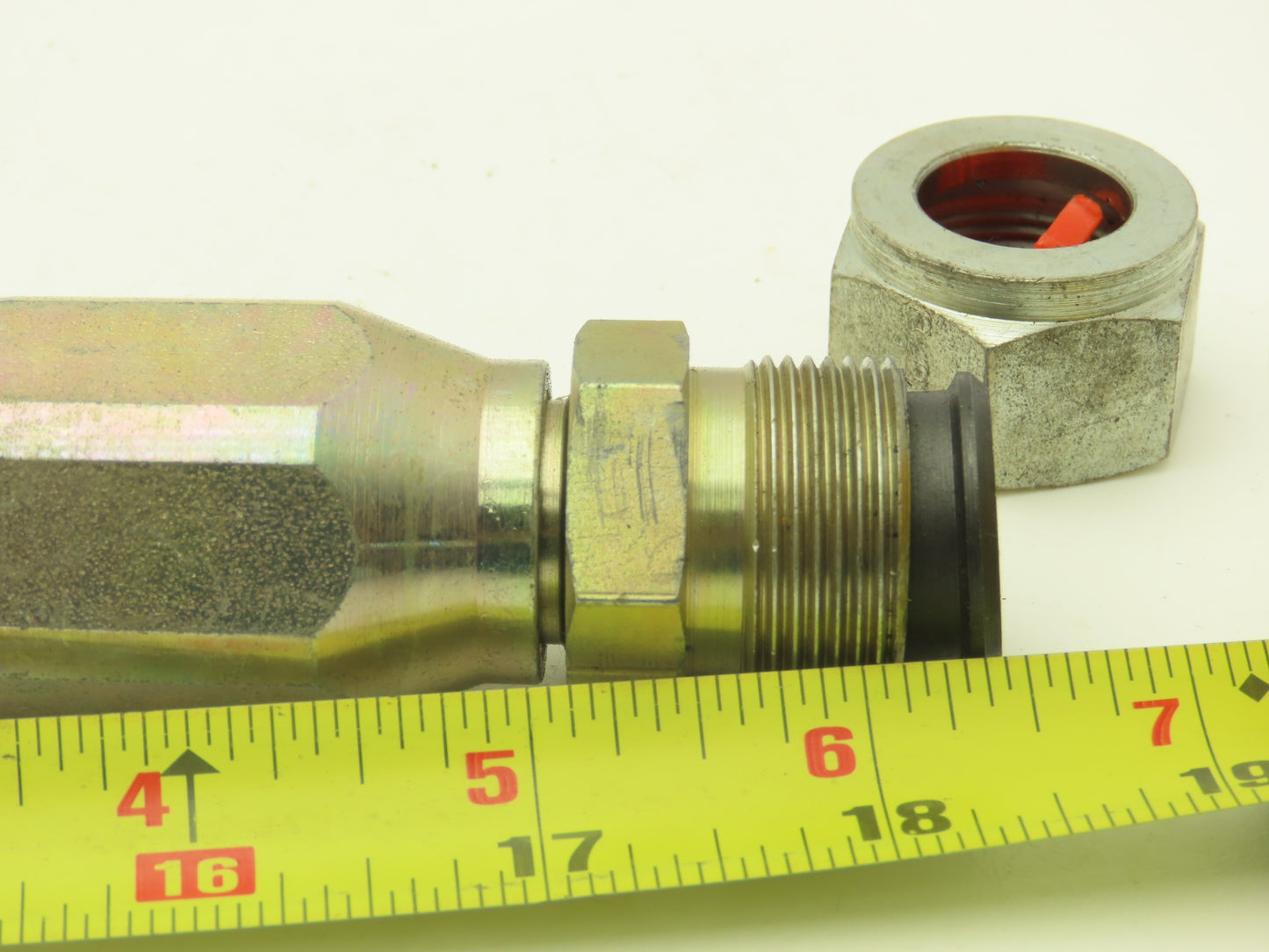 Logtech AL51336B Hydraulic Replacement Hose 18" Overall 3/4-12 BSP