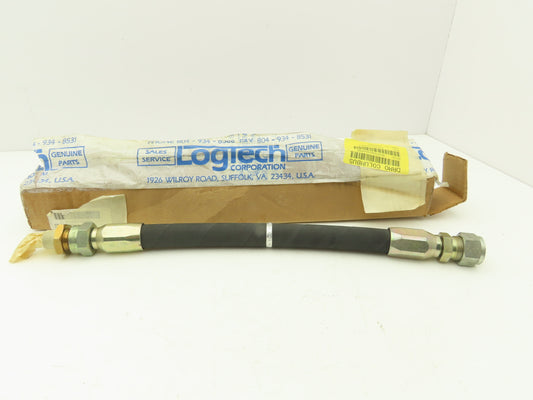 Logtech AL51336B Hydraulic Replacement Hose 18" Overall 3/4-12 BSP