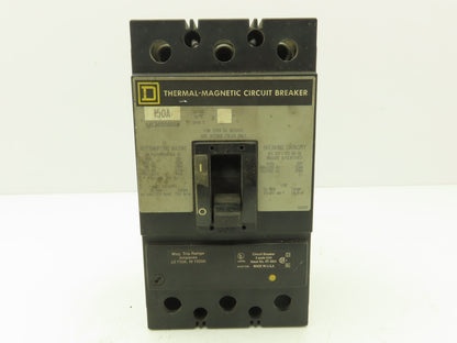 Square D KAL36150 Molded Case Circuit Breaker 150 Amp 3 Pole 600V Type KAL