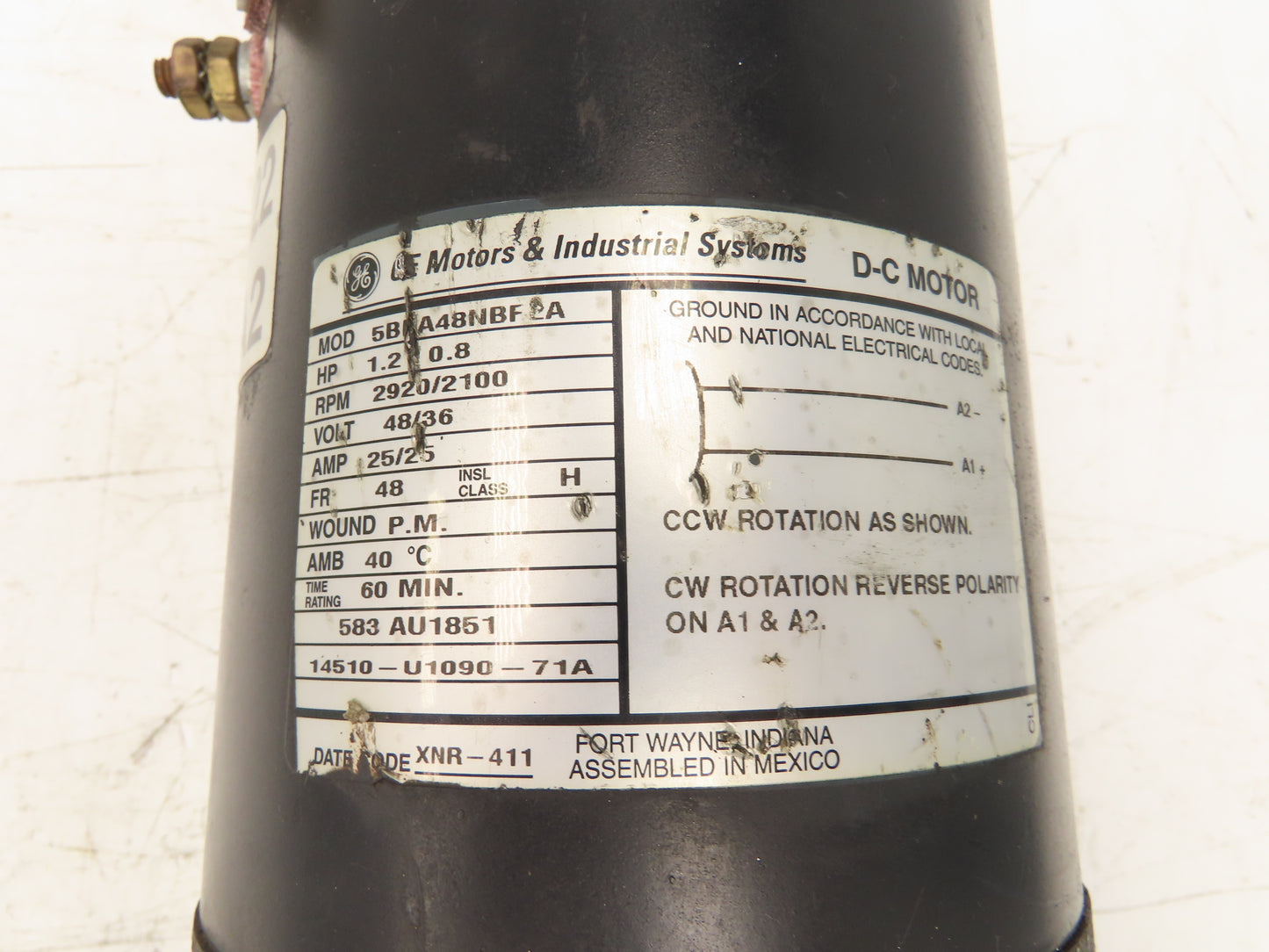 Toyota 14520-U1090-71 Forklift Hydraulic Pump Motor Power Steering 36/48V