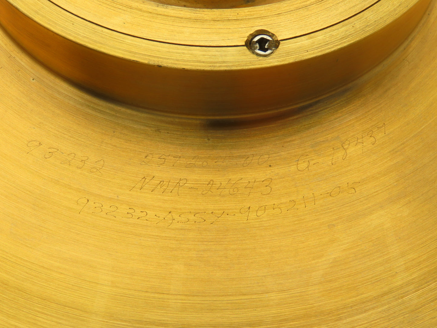 Worthington 905211-05 Centrifugal Pump Impeller Brass Bronze 1-1/8"Bore 10.75"OD