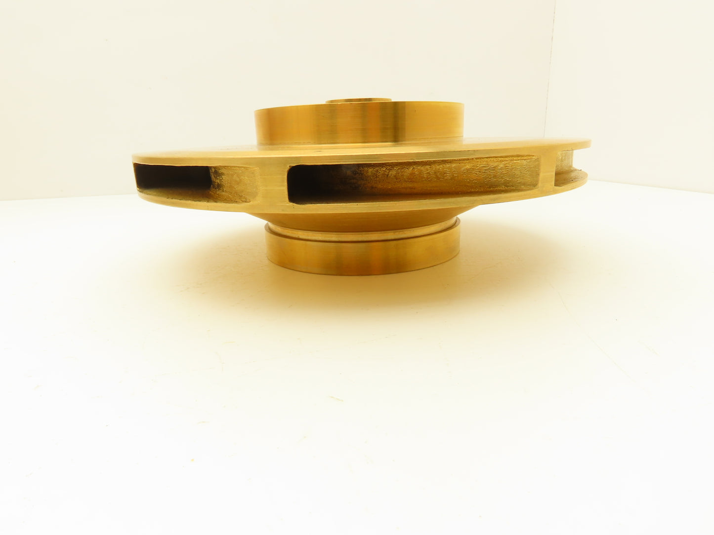 Worthington 905211-05 Centrifugal Pump Impeller Brass Bronze 1-1/8"Bore 10.75"OD