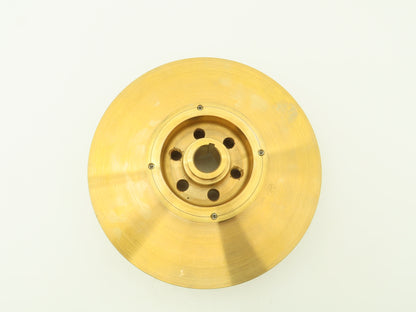 Worthington 905211-05 Centrifugal Pump Impeller Brass Bronze 1-1/8"Bore 10.75"OD