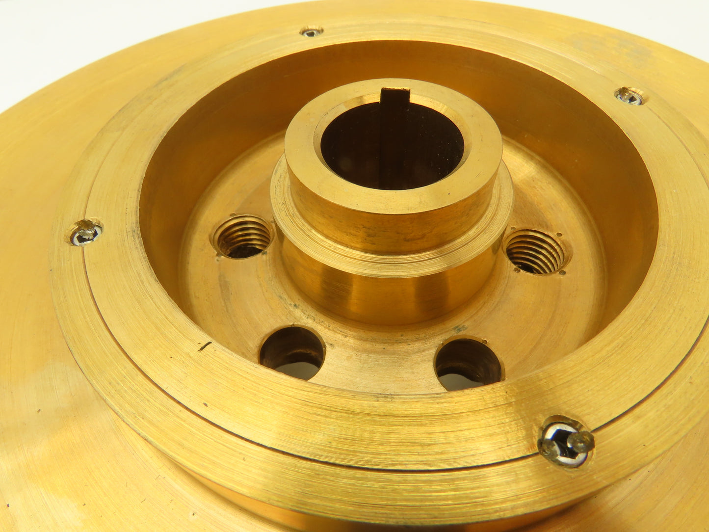 Worthington 905211-05 Centrifugal Pump Impeller Brass Bronze 1-1/8"Bore 10.75"OD