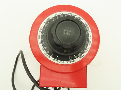 Variac TDGC-2KM Variable Voltage Transformer 2000VA 115V Input 0-130VAC Output