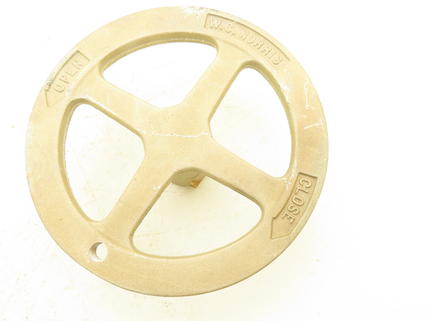 Norriseal MIL-V-22133  5" Brass Bronze Wafer Butterfly Valve w/Gear Operator