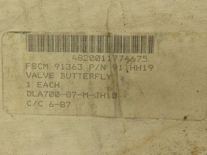 Norriseal MIL-V-22133  5" Brass Bronze Wafer Butterfly Valve w/Gear Operator