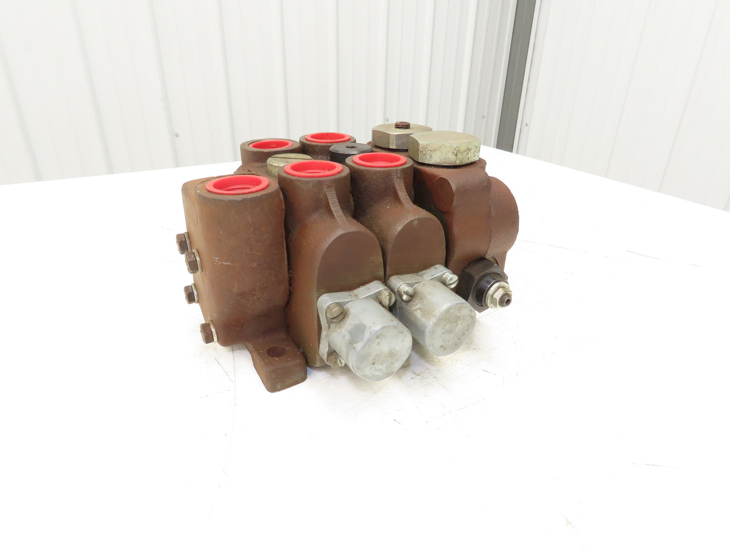 Parker Gresen 42-LC-20 Directional Control 2-Spool Hydraulic Valve 3-Position