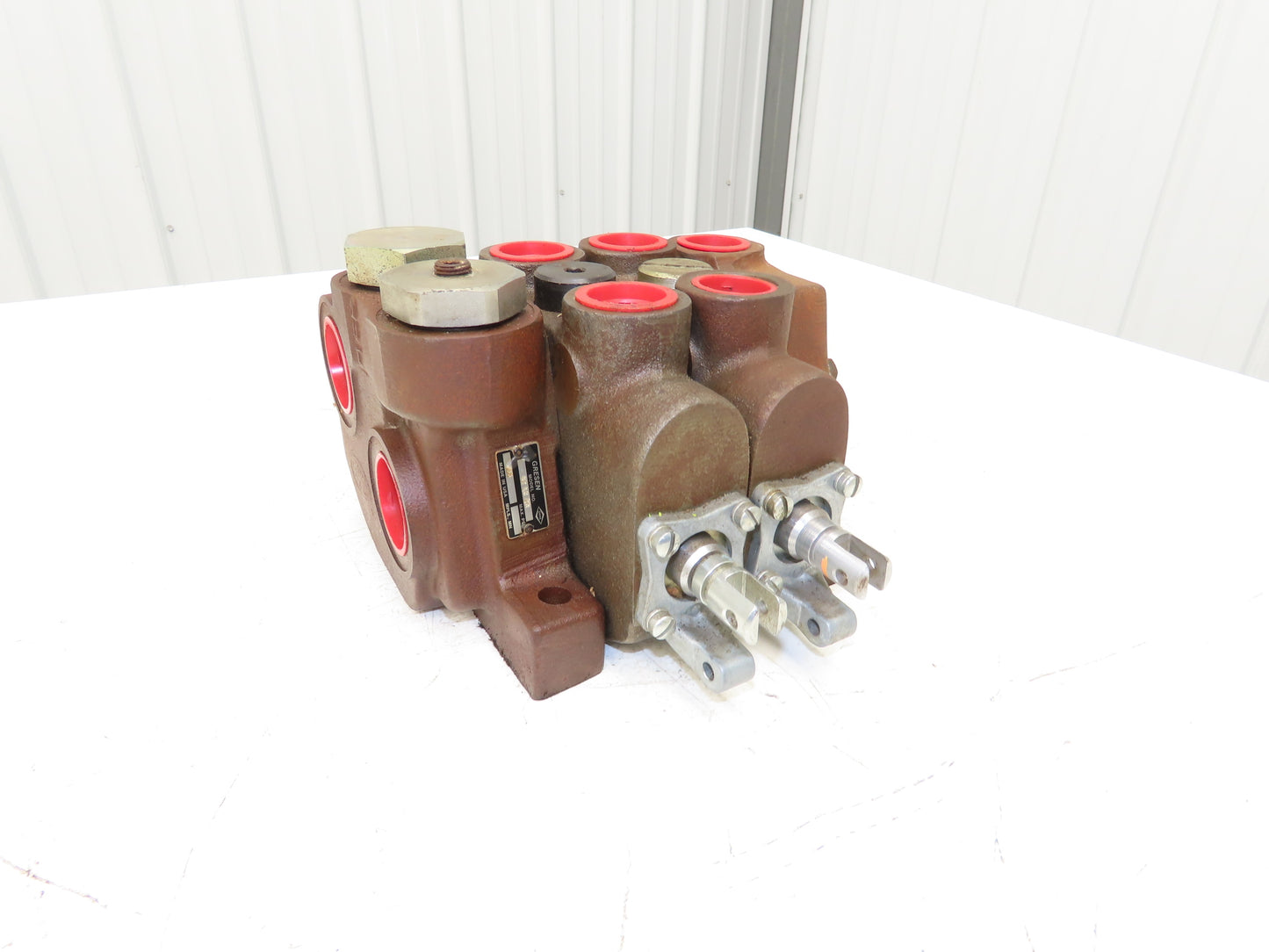 Parker Gresen 42-LC-20 Directional Control 2-Spool Hydraulic Valve 3-Position