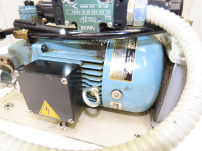 Nachi UVN-1A-0A2-0.7-4-11 Hydraulic Uni Pump Power Unit 10L 3.8GPM 220V 3PH