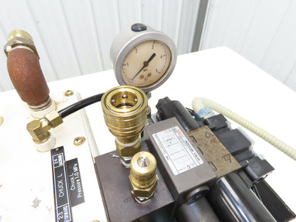 Nachi UVN-1A-0A2-0.7-4-11 Hydraulic Uni Pump Power Unit 10L 3.8GPM 220V 3PH