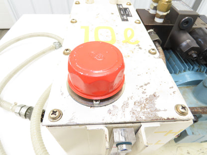 Nachi UVN-1A-0A2-0.7-4-11 Hydraulic Uni Pump Power Unit 10L 3.8GPM 220V 3PH