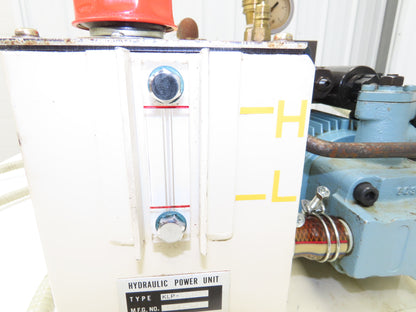 Nachi UVN-1A-0A2-0.7-4-11 Hydraulic Uni Pump Power Unit 10L 3.8GPM 220V 3PH