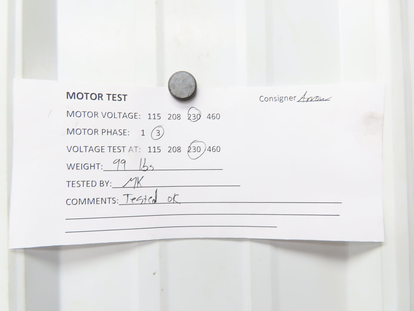 Nachi UVN-1A-0A2-0.7-4-11 Hydraulic Uni Pump Power Unit 10L 3.8GPM 220V 3PH