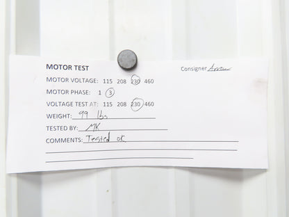 Nachi UVN-1A-0A2-0.7-4-11 Hydraulic Uni Pump Power Unit 10L 3.8GPM 220V 3PH