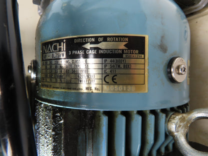 Nachi UVN-1A-0A2-0.7-4-11 Hydraulic Uni Pump Power Unit 10L 3.8GPM 220V 3PH