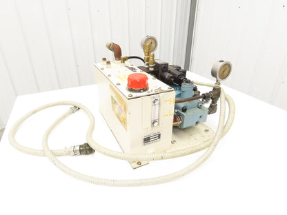 Nachi UVN-1A-0A2-0.7-4-11 Hydraulic Uni Pump Power Unit 10L 3.8GPM 220V 3PH