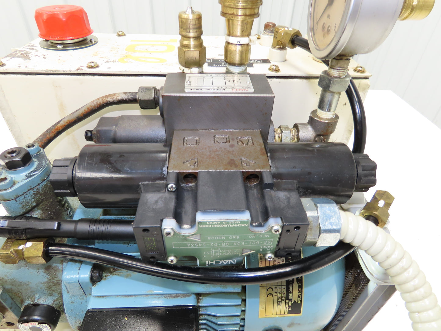 Nachi UVN-1A-0A2-0.7-4-11 Hydraulic Uni Pump Power Unit 10L 3.8GPM 220V 3PH